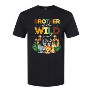 Brother Of The Wild Two Zoo Birthday Safari Jungle Animal Softstyle CVC T-Shirt