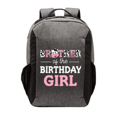 Brother of The Birthday Farm Cow Daddy Papa 1st Vector Backpack