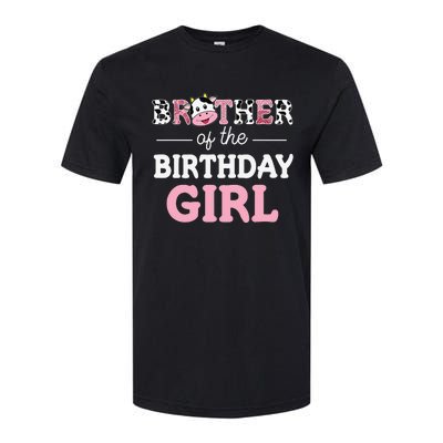 Brother of The Birthday Farm Cow Daddy Papa 1st Softstyle® CVC T-Shirt