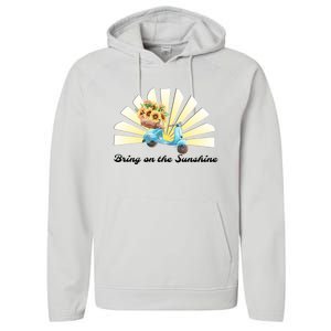 Bring On The Sunshine Graphic Tee Gift Performance Fleece Hoodie