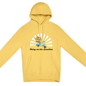 Bring On The Sunshine Graphic Tee Gift Premium Pullover Hoodie