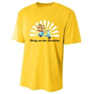 Bring On The Sunshine Graphic Tee Gift Performance Sprint T-Shirt