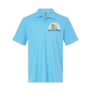 Bring On The Sunshine Graphic Tee Gift Softstyle Adult Sport Polo