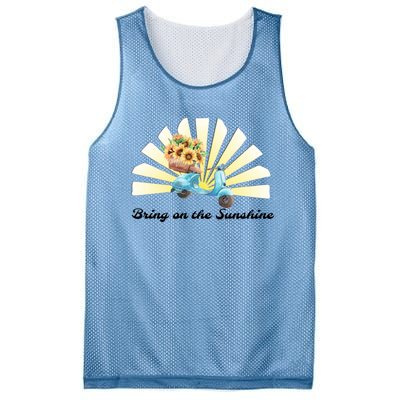 Bring On The Sunshine Graphic Tee Gift Mesh Reversible Basketball Jersey Tank