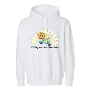 Bring On The Sunshine Graphic Tee Gift Garment-Dyed Fleece Hoodie