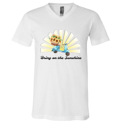 Bring On The Sunshine Graphic Tee Gift V-Neck T-Shirt