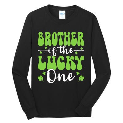 Brother Of The Lucky One First Birthday St Patricks Day Tall Long Sleeve T-Shirt