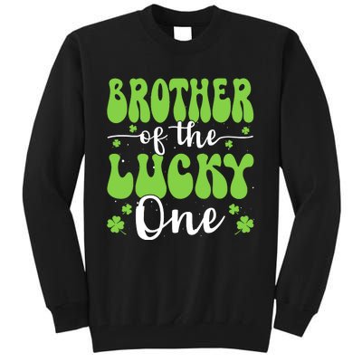 Brother Of The Lucky One First Birthday St Patricks Day Tall Sweatshirt