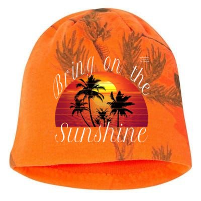 Bring On The Sunshine Summer Casual Funny Outfit Gift Kati - Camo Knit Beanie