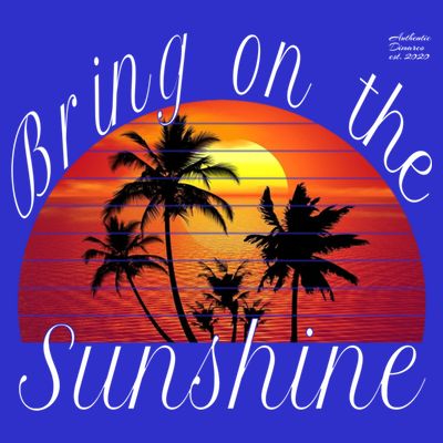 Bring On The Sunshine Summer Casual Funny Outfit Gift T-Shirt