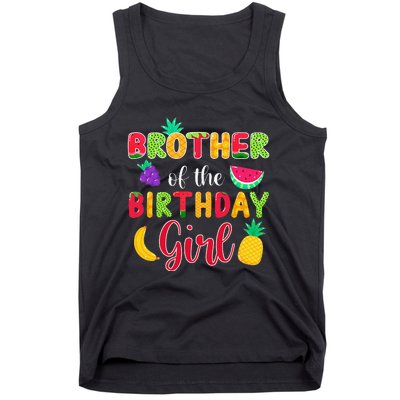 Brother Of The Birthday Fruity Theme Mommy Party Tank Top