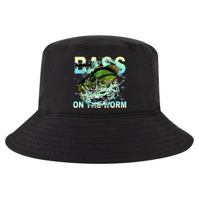 Bass On The Worm Cool Comfort Performance Bucket Hat
