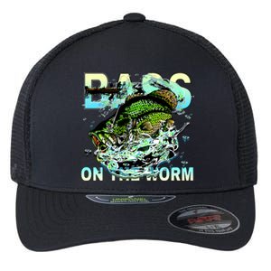 Bass On The Worm Flexfit Unipanel Trucker Cap