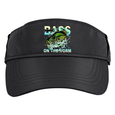 Bass On The Worm Adult Drive Performance Visor