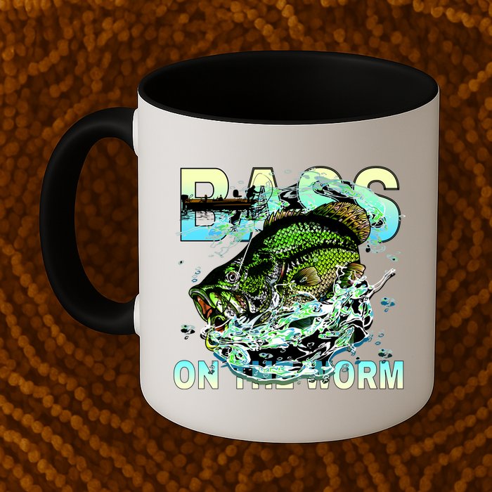 Bass On The Worm Mug