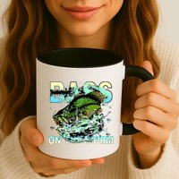 Bass On The Worm Mug