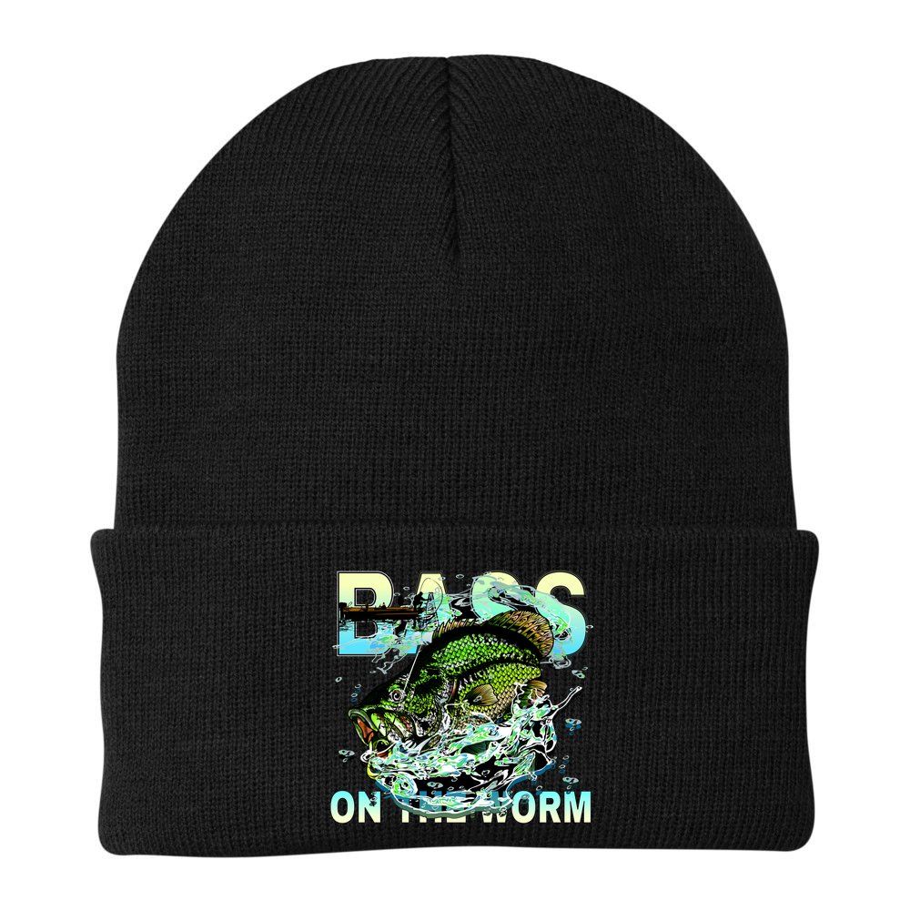 Bass On The Worm Beanie