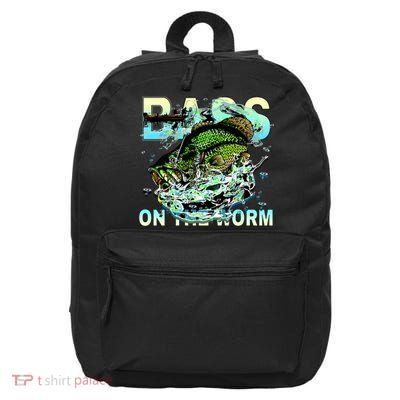 Bass On The Worm 16 in Basic Backpack
