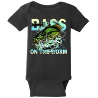 Bass On The Worm Baby Bodysuit
