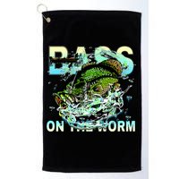 Bass On The Worm Golf Towel