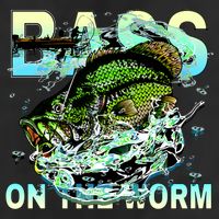 Bass On The Worm Golf Towel