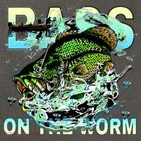 Bass On The Worm Cotton Canvas Backpack