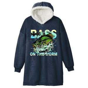 Bass On The Worm Hooded Wearable Blanket