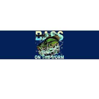 Bass On The Worm Bumper Sticker