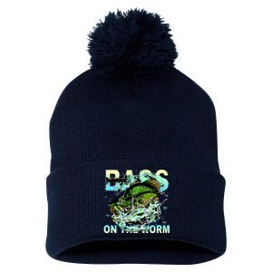 Bass On The Worm Pom Pom 12in Knit Beanie