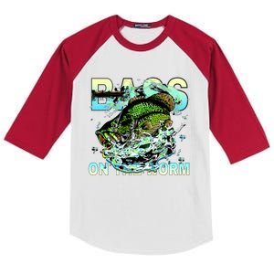 Bass On The Worm Kids Colorblock Raglan Jersey