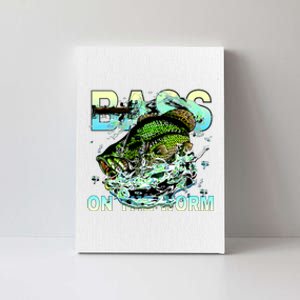 Bass On The Worm Canvas