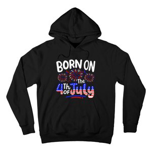 Born On The 4th Of July Birthday Party Usa Hoodie