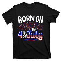 Born On The 4th Of July Birthday Party Usa T-Shirt