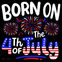 Born On The 4th Of July Birthday Party Usa 16 in Basic Backpack