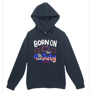 Born On The 4th Of July Birthday Party Usa Urban Pullover Hoodie