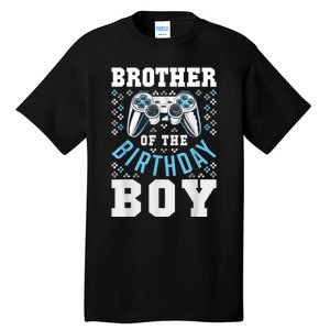 Brother Of The Birthday Boy Matching Video Gamer Birthday Tall T-Shirt