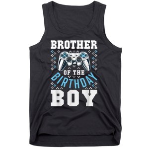 Brother Of The Birthday Boy Matching Video Gamer Birthday Tank Top