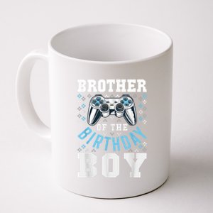 Brother Of The Birthday Boy Matching Video Gamer Birthday Coffee Mug