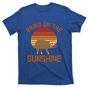 Bring On The Sunshine Sloth Meaningful Gift T-Shirt