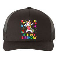 Brother of The Birthday Girl Unicorn Dabbing Party  Yupoong Adult 5-Panel Trucker Hat