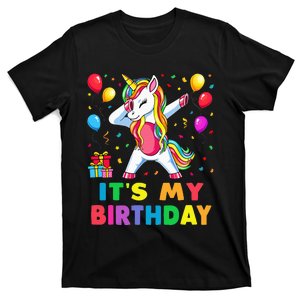 Brother of The Birthday Girl Unicorn Dabbing Party  T-Shirt