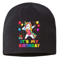 Brother of The Birthday Girl Unicorn Dabbing Party  Sustainable Beanie