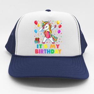 Brother of The Birthday Girl Unicorn Dabbing Party  Trucker Hat