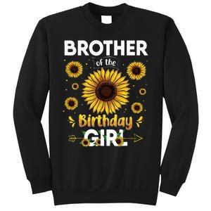 Brother Of The Birthday Sunflower Party Family Matching Sweatshirt