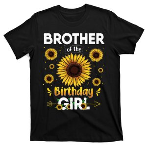 Brother Of The Birthday Sunflower Party Family Matching T-Shirt