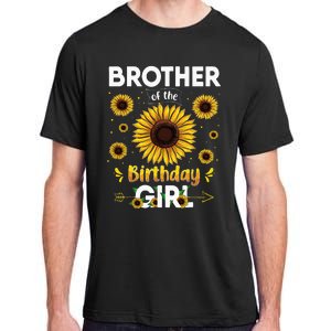 Brother Of The Birthday Sunflower Party Family Matching Adult ChromaSoft Performance T-Shirt