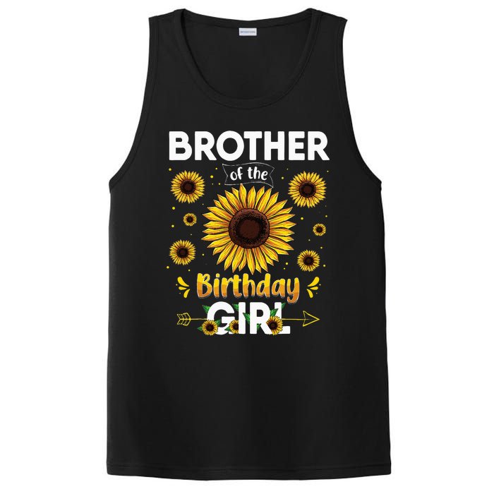 Brother Of The Birthday Sunflower Party Family Matching PosiCharge Competitor Tank