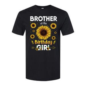 Brother Of The Birthday Sunflower Party Family Matching Softstyle CVC T-Shirt