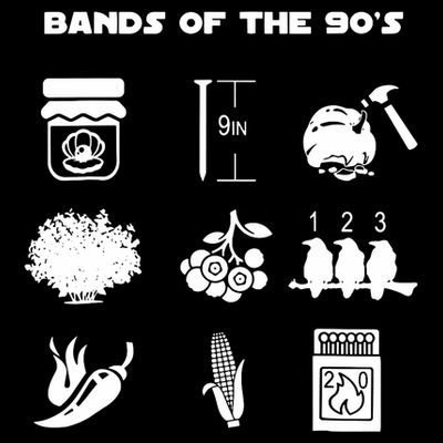 Bands Of The 90's T-Shirt