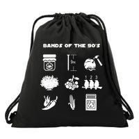 Bands Of The 90's Drawstring Bag